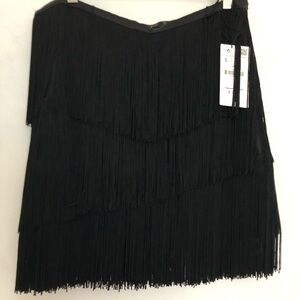 Zara fringe mini skirt